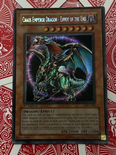 Mavin Yugioh Chaos Emperor Dragon Envoy Of The End Ioc 000 Secret Rare 1st Edition