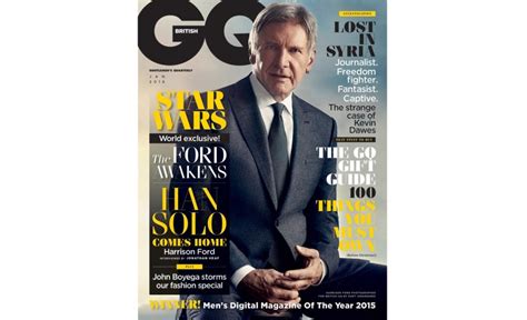 Harrison Ford Covers British Gq Talks Han Solo The Fashionisto
