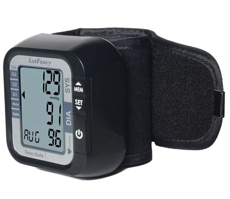 Lotfancy Blood Pressure Monitor Wrist Cuff Automatic Digital Bp