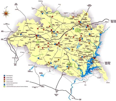 Alqueva reservoirreservatório, 4½ km a leste. Mapa Alqueva | Mapa