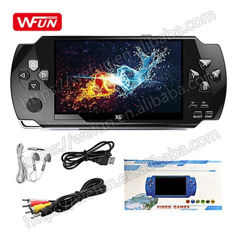 Psp X6 Video Game Console Portable Handheld Console Arcade Retro Game
