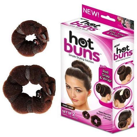 Jml Hot Buns 2 Piece Magic Hair Styling Styler Twist Ring Doughnut