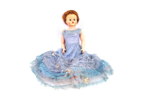 Vintage 1950s Darling Debbie Doll 30 Rubber Baby Sleepy Eye Doll W