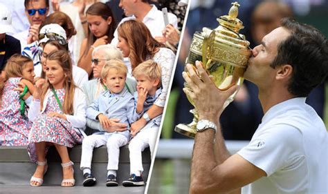 Roger federer's four kids are so cute! Roger Federer Wimbledon: Winner in tears as children see ...