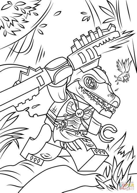 Lego Chima Cragger Coloring Page Free Printable Coloring Pages