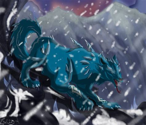 Ice Wolf By Zoba22 On Deviantart Wolf Deviantart Character