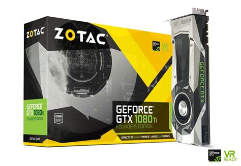 Zotac Geforce Gtx 1080 Ti Founders Edition Zt P10810a 10p