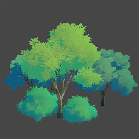 Stylized Tree Leaves With Geometry Nodes