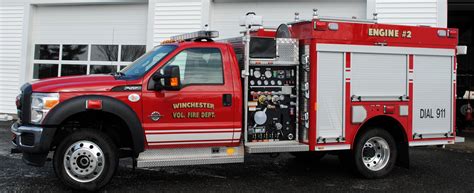 Winchester Volunteer Fire Dept Engine 2 Ford F 550 Fire Trucks Fire