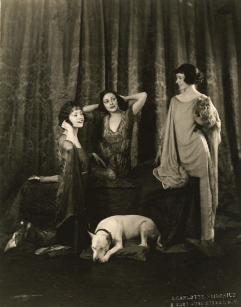 Constance Talmadge Norma Talmadge And Natalie Talmadge With Pets
