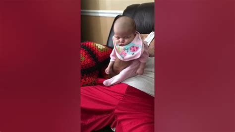 7 Week Old Baby Answers Questions In Her Sleep Youtube