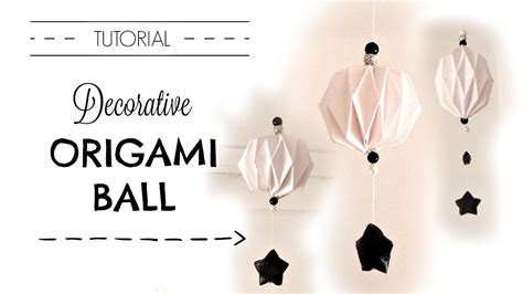 Easy Origami Ball Diy Tutorial Youtube