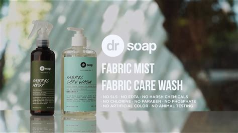 Dr Soap Fabric Mist And Fabric Care Wash Clean Your Delicates In The