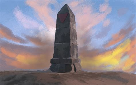 Artstation Desert Obelisk