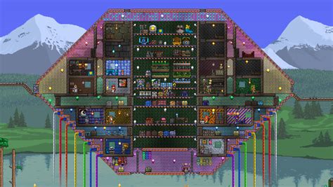 Castle:one of the most popular constructions in terraria is a castle. PC - Post Your 1.3 base here! | Page 15 | Terraria ...