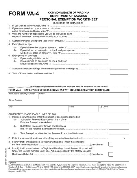 Form Va 4 ≡ Fill Out Printable Pdf Forms Online