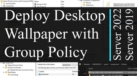 Deploy Desktop Background Wallpaper Using Group Policy Gpo Windows My