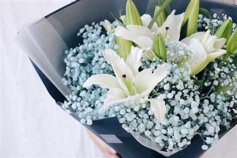 How to make paper flowers (จัดช่อดอกไม้กระดาษ/ดอกยิปโซ#32) l แม่เนย น้องพอสdiyกด. ช่อดอกยิปโซและลิลลี่ - M14 - Flowerlab by Chanana