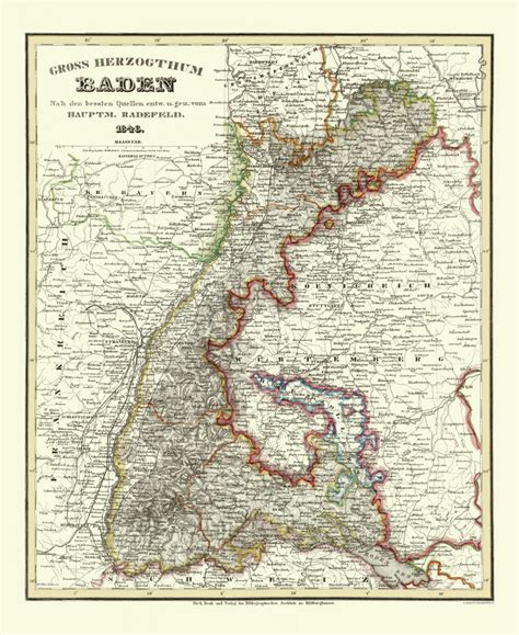 The 20th century  edit source Old International Maps | BADEN-WURTTEMBERG GERMANY BY BIBLIOGRAPHISCHEN INSTITUTS 1846