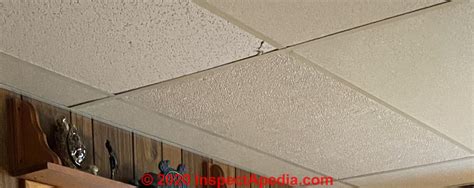 How to identify asbestos tiles. Does this ceiling tile contain asbestos? How to recognize ...