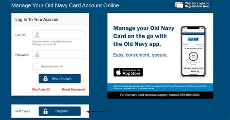 If new account is opened in old navy stores, discount will be applied to first purchase in store made same day and is not valid to be redeemed online. oldnavy.gap.com/products/old-navy-credit-card - Login To Old Navy Credit Card Account