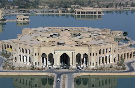 Aerial View Of The Al Faw Palace Aka Saddam Mosque Now The Us