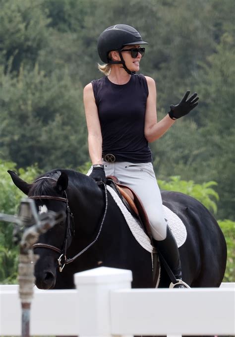 Ellen Degeneres Wife Portia De Rossi Takes Horseback Riding Lesson