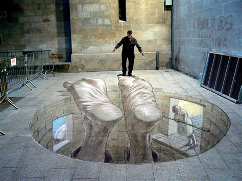 3d street art eduardo relero s amazing optical illusions huffpost uk