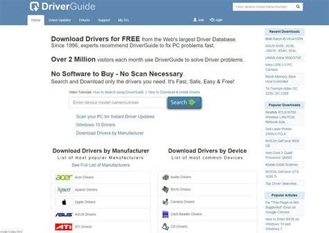 11 Driver Download Websites Reviewed