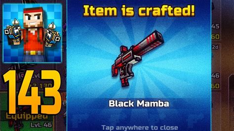 Pixel Gun 3d Gameplay Walkthrough Part 143 Black Mamba Youtube