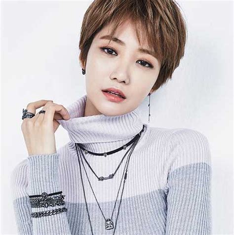 Fluff out your curls using your fingers for added volume. Most Lovely Asian Pixie Cut Pics | Short Hairstyles 2017 ...