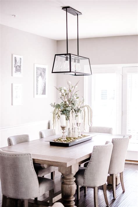 Rustic Glam Dining Room With A French Farmhouse Dining Room Table