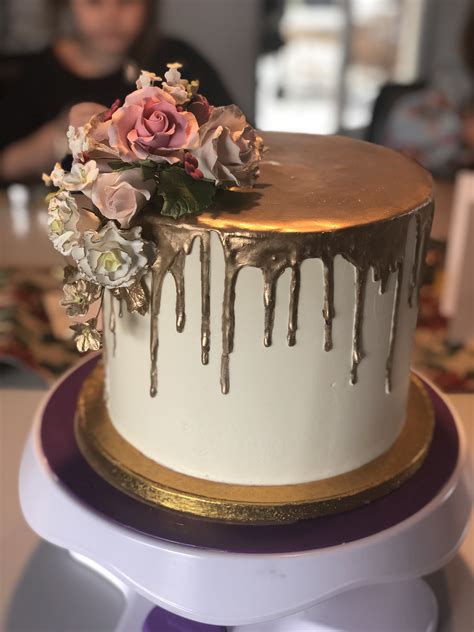 gold drip cake cake drip cakes cake decorating