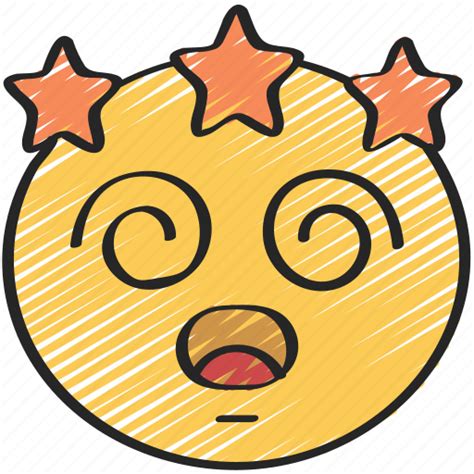 Dizzy Emoji Emoticon Spiral Star Stars Icon Download On Iconfinder