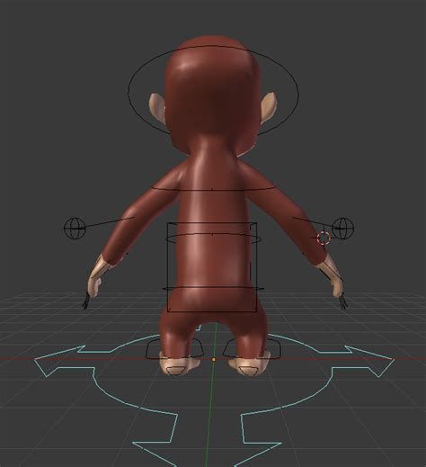 curious george 3d model 35 dae obj fbx free3d