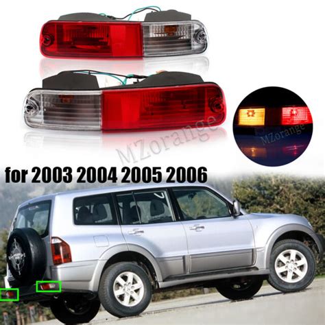 2003 2006 Mitsubishi Montero Bumper Tail Marker Light Reflector Right