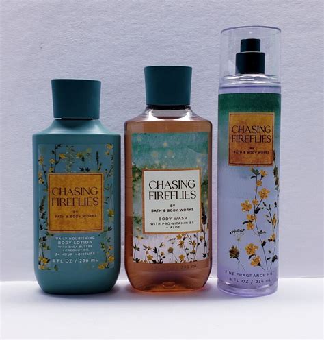 Bath And Body Works Chasing Fireflies Fragrance Mist Shower Gel And Body Lotion Ebay