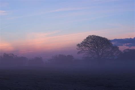 British Mist Mists Outdoor Sunset
