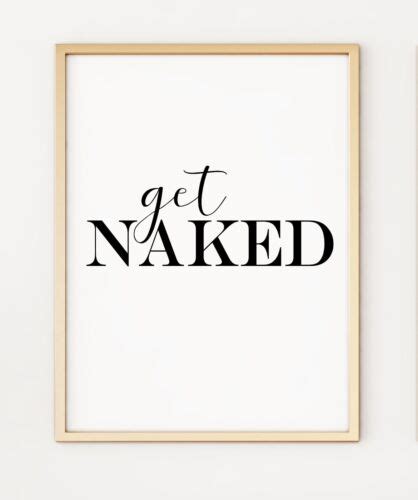 poster spruch get naked posterdruck etsy de my xxx hot girl