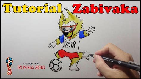 como desenhar zabivaka mascote da copa 2018 russia how to draw cup mascote da copa 2018