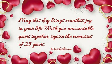 25th Wedding Anniversary Wishes For Couples Images And Photos Finder