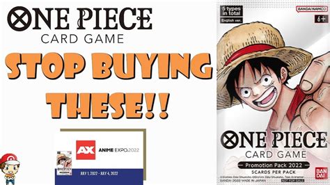 One Piece Card Game Anime Expo 3 Packs Town
