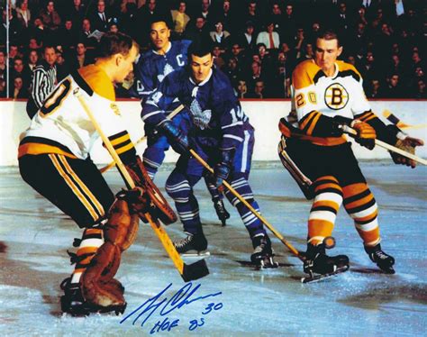 Gerry Cheevers Autographed Signed 8x10 Boston Bruins Photo Autographs