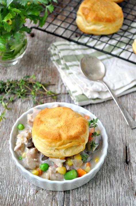 Slow Cooker Chicken And Biscuits The Seasoned Mom