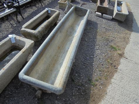 A Large Galvanised Metal Feeding Trough Authentic Reclamation