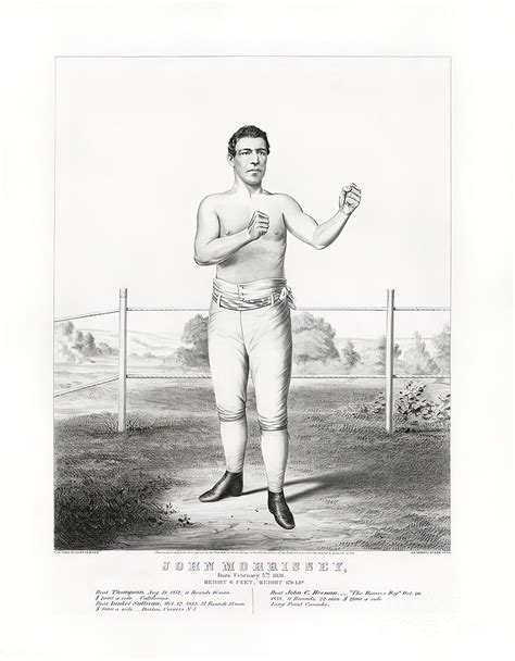 John Morrissey Old Smoke Bare Knuckle Boxer 1860 Painting By Julie