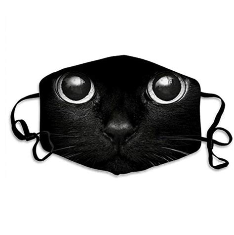 Black Cat Face Mask Free Shipping Usa The Great Cat Store Cat Face