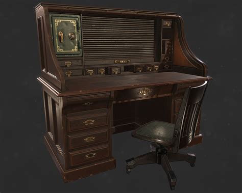 Artstation Antique Office Desk