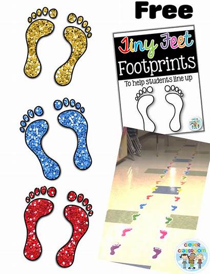 Classroom Line Clever Lining Help Feet Footprints