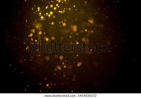 Dark Abstract Gold Bokeh Sparkle On Stock Photo Edit Now 1454030372